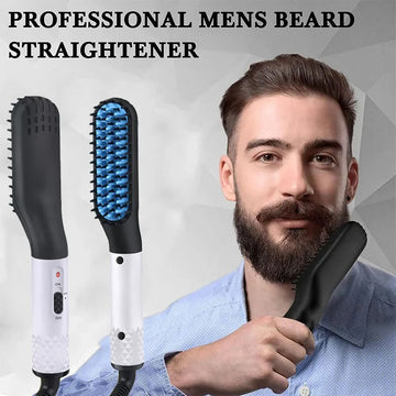 Man Hair Comb Brush Beard Straightener - Multifunctional Hair Straightening Comb