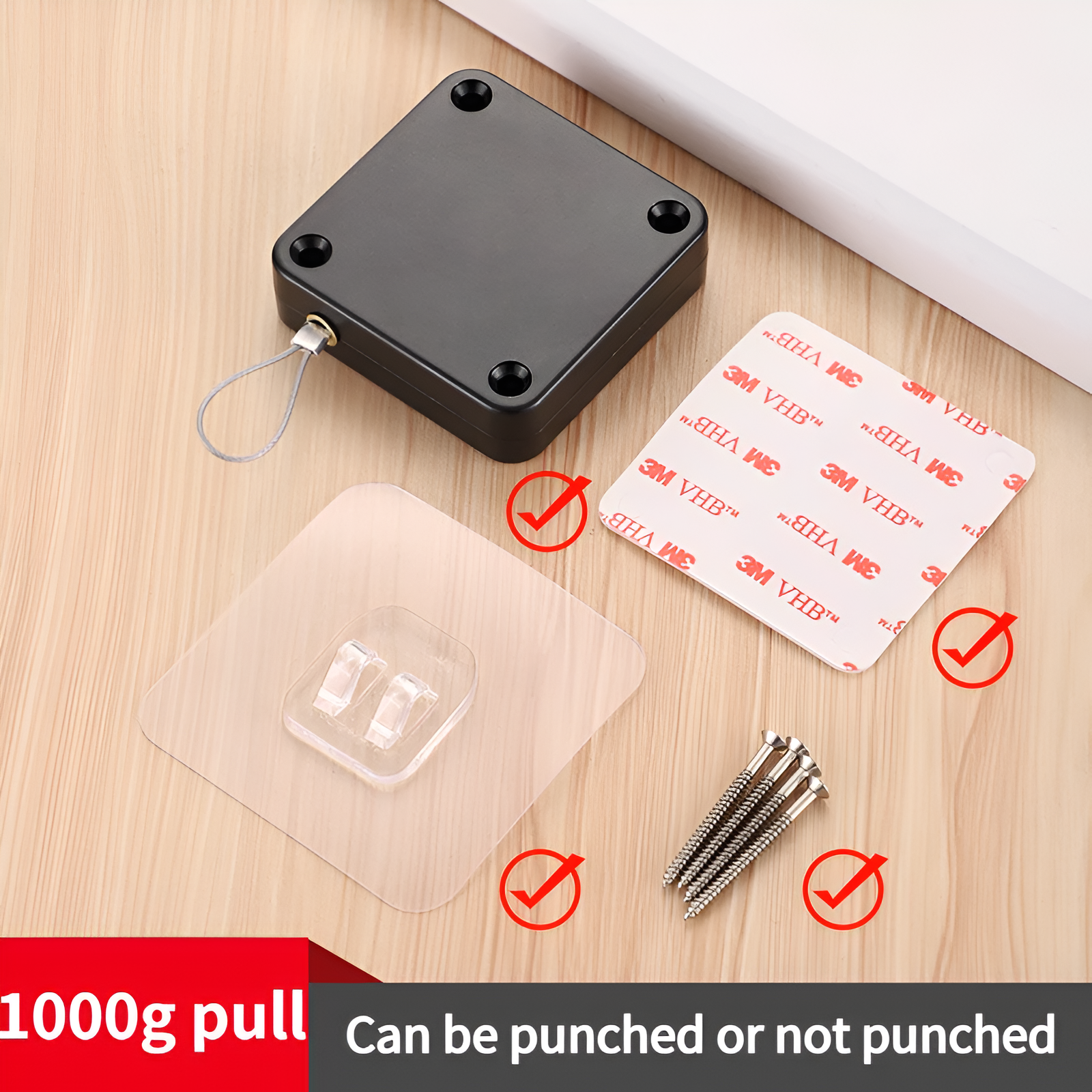 Automatic Sticky Door Closer (Random Color)