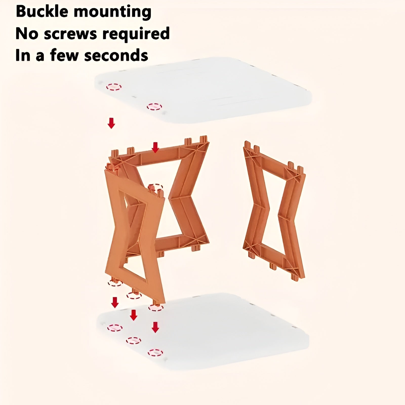 5 Layer Stackable Shoe Rack – Multi-layer Plastic Shoe Organizer for Entryway | Space-Saving Storage Cabinet (4, 5, 6 Layers) - 4 Layers