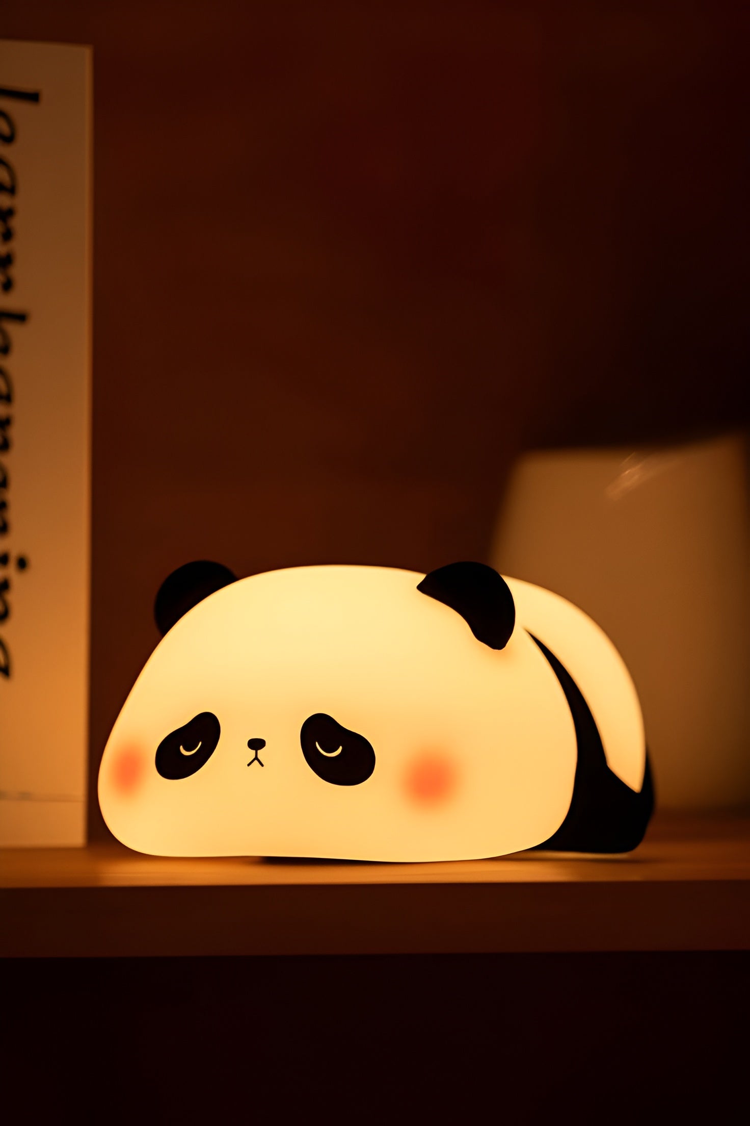 Cute Panda Night Light | Silicone Soft Lamp | Portable & Child‑Safe Bedside Light