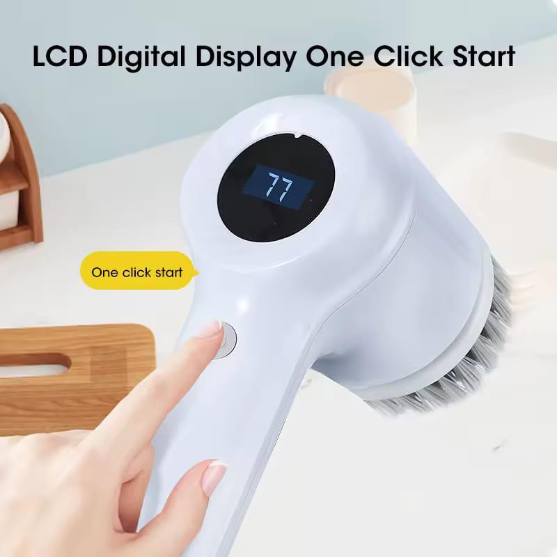 Wireless Handheld Electric Cleaning Brush Set