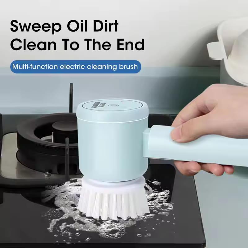 Wireless Handheld Electric Cleaning Brush Set