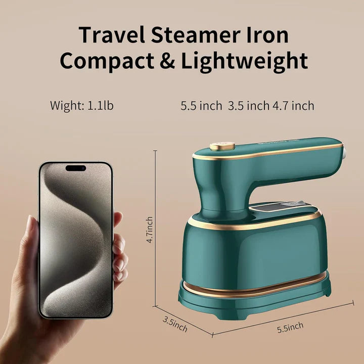 Portable Micro Steam Iron – Dual Mode Dry & Wet Ironing | Portable & Fast Heating