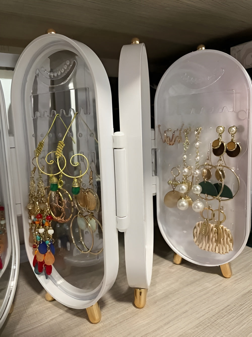 Jewellery Box Organiser With Mirror