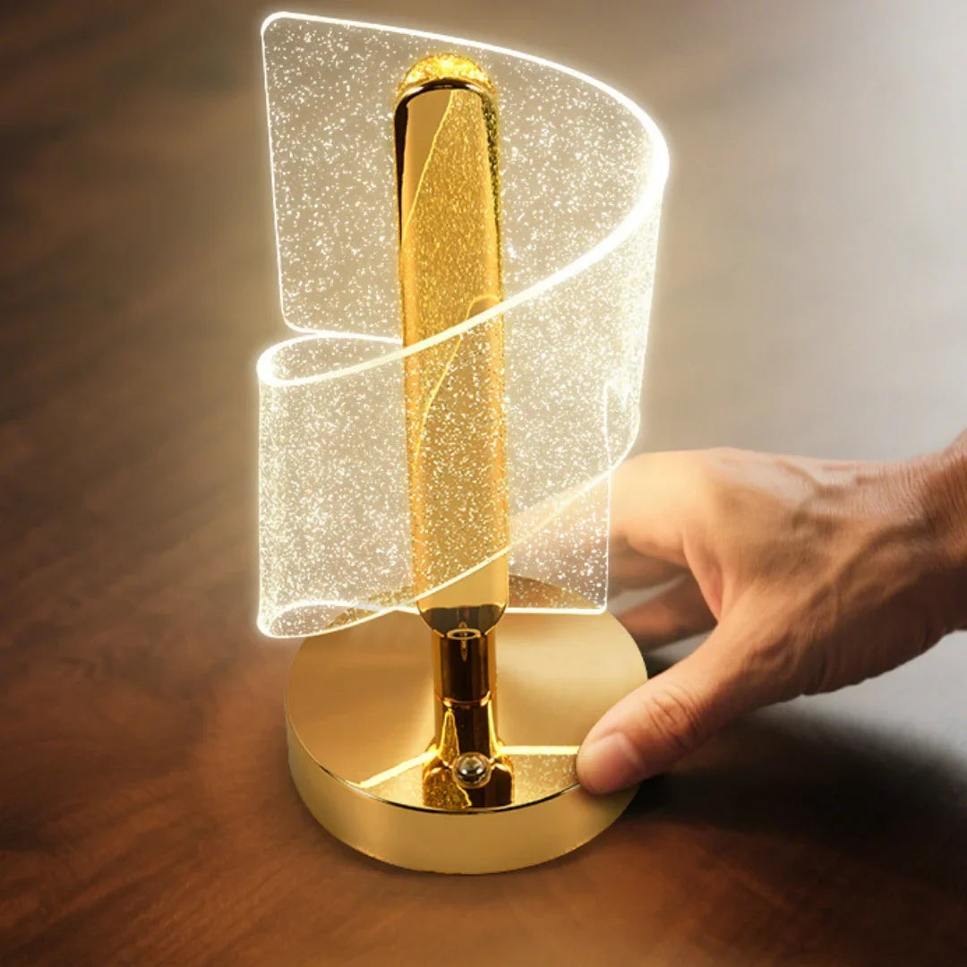 Rechargeable Luxury Lamp, Extra Long Battery + Touch Sensor