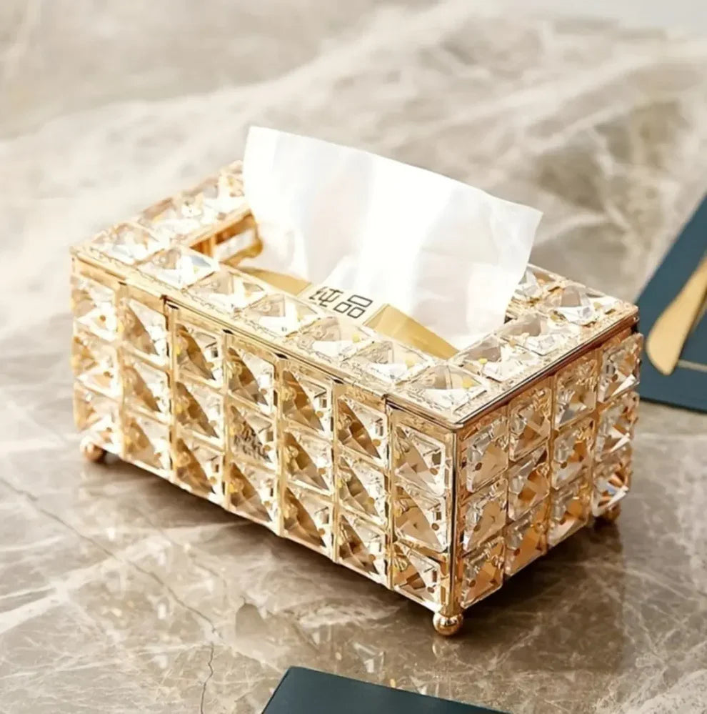 Luxury Crystal Tissue Box