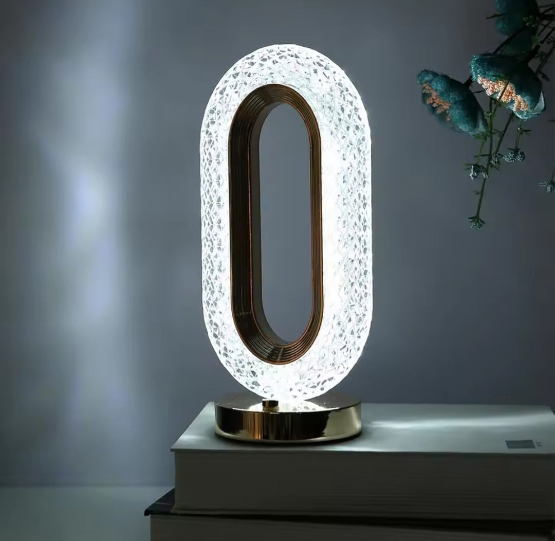 Imported Crystal Touch Lamp, Rechargeable Luxury Lighting